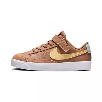 Детские кроссовки Nike Blazer Low 77 PS Amber Brown Football-серый белый оттенок дыни DA4075-200 28