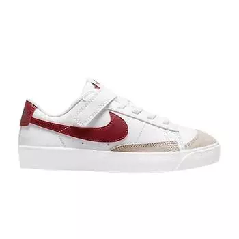 Детские кроссовки Nike Blazer Low 77 PS White Team Red Черные DA4075-102 35