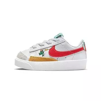 Детские кроссовки Nike Blazer Low 77 TD Creative Adventures White Game-Royal Black DJ5204-164
