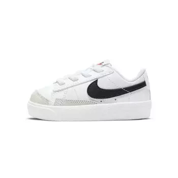 Детские кроссовки Nike Blazer Low 77 TD White Black Team-Orange DA4076-101 22
