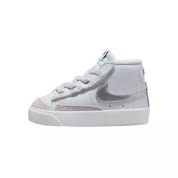 Детские кроссовки Nike Blazer Mid 77 TD Platinum Grape Metallic Silver White Pure-Platinum Barely-Grape DA4088-010 21