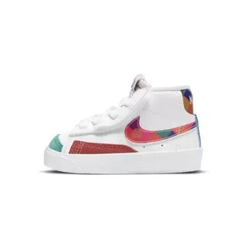 Детские кроссовки Nike Blazer Mid 77 TD Chinese New Year - Spring Festival White Spirit-Teal Racer-Blue DD8491-163 22