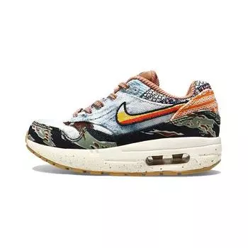 Детские кроссовки Nike Concepts x Air Max 1 SP PS Heavy, разноцветные, дико-фиолетовый, парус DR2362-700 35
