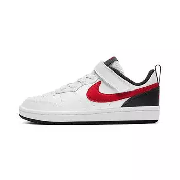 Детские кроссовки Nike Court Borough Low 2 PS White Black Red BQ5451-110 28