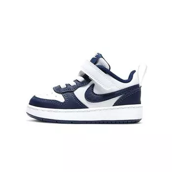 Детские кроссовки Nike Court Borough Low 2 TD White Signal Blue Blue-Void BQ5453-107 25