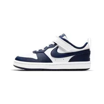 Детские кроссовки Nike Court Borough Low 2 PS White Signal Blue Blue-Void BQ5451-107 28