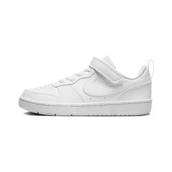 Детские кроссовки Nike Court Borough Low Recraft PS тройные белые DV5457-106 28
