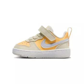 Детские кроссовки Nike Court Borough Low Recraft TD Pale Ivory Melon Tint Кремово-белый футбольно-серый DV5458-107 23.5