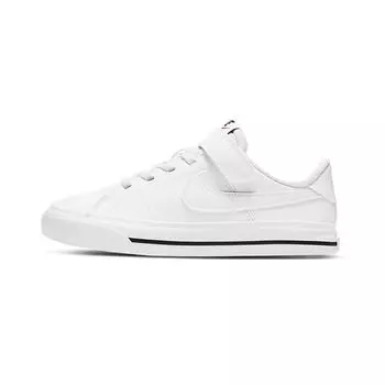 Детские кроссовки Nike Court Legacy PS белые черные DA5381-100 28