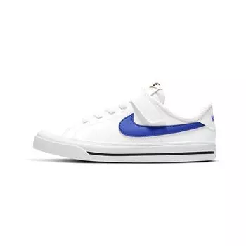 Детские кроссовки Nike Court Legacy PS White Game Royal черные DA5381-101