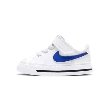 Детские кроссовки Nike Court Legacy TD White Game Royal черные DA5382-101 22