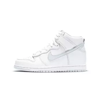 Детские кроссовки Nike Dunk HIgh SP PS Pure Platinum белые DC9053-101