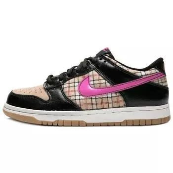 Детские кроссовки Nike Dunk Low GS Multi-Color Hemp Pinkfire-Ii-Sail-Light-Brown 309601-264