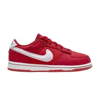 Детские кроссовки Nike Dunk Low PS Valentines Day 2024 Red Fire-Red Pink-Foam FZ3549-612 34