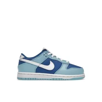 Детские кроссовки Nike Dunk Low Retro QS PS Argon 2022 Blue Flash White DV2635-400 28