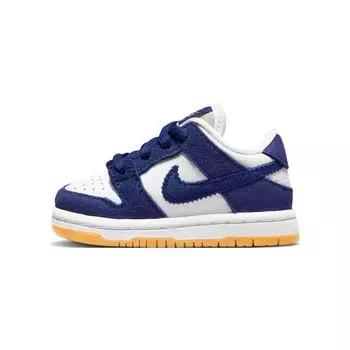 Детские кроссовки Nike Dunk Low SB TD Los Angeles Dodgers Blue Deep-Royal-Blue White DN3673-401 18.5