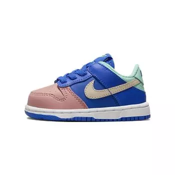 Детские кроссовки Nike Dunk Low SE TD Salmon Toe синие Hyper-Royal Emerald-Rise FD8271-400 25