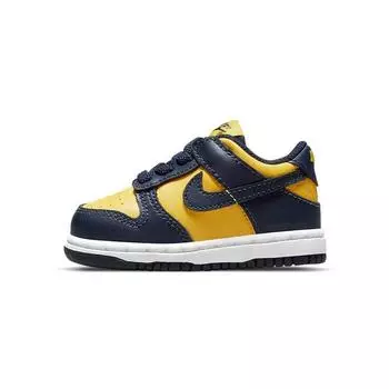 Детские кроссовки Nike Dunk Low TD Michigan 2021 Blue Varsity-Maize Midnight-Navy CW1589-700 23.5