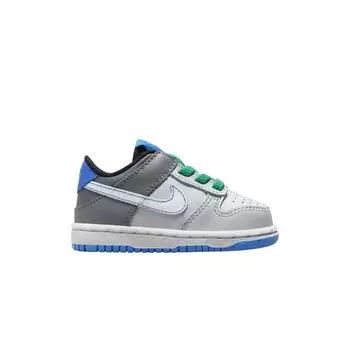 Детские кроссовки Nike Dunk Low TD Pure Platinum Photo Blue серо-белые холодно-серые DH9761-004 23.5