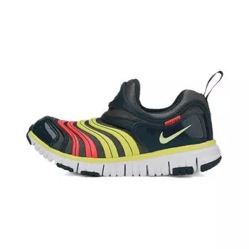 Детские кроссовки Nike Dynamo Free PS Iron Grey Limelight Blue Deep-Ocean 343738-024