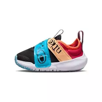 Детские кроссовки Nike Flex Advance SE TD Doodles Black Light-Fusion-Red Blue-Lightning DZ2801-001 23.5