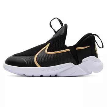 Детские кроссовки Nike Flex Plus 2 TD Black Metallic Gold Dark-Smoke-Grey White DV8998-002 25