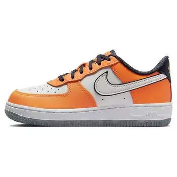 Детские кроссовки Nike Force 1 Low PS Clownfish оранжевые ярко-оранжевые Gridiron FJ4656-800 28