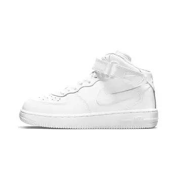 Детские кроссовки Nike Force 1 Mid LE PS Triple White DH2934-111 28