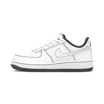 Детские кроссовки Nike Force 1 PS Contrast Stitch — белые черные DC9672-104 31