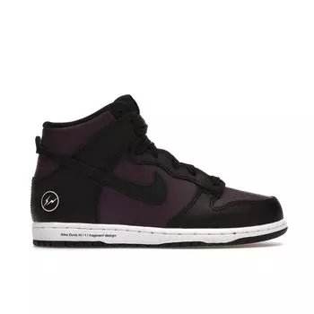 Детские кроссовки Nike Fragment Design x Dunk High PS Beijing Purple Wine Black DJ4285-600 29.5