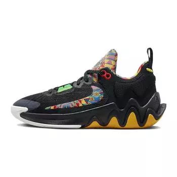 Детские кроссовки Nike Giannis Immortality 2 GS Kaleidscope Black Electric-Algae University-Gold DQ1943-002 37.5