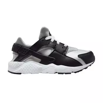 Детские кроссовки Nike Huarache Run PS Black нейтрально-серые средне-серые белые 704949-044 29.5