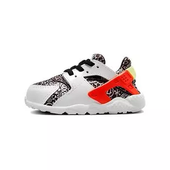 Детские кроссовки Nike Huarache Run SE TD Doodle White Summit-White Picante-Red DV2244-100 25