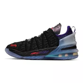 Детские кроссовки Nike Kylian Mbapp x LeBron 18 GS NRG The Chosen 2 Black Fierce-Purple Metallic-Silver CT4677-001 37.5