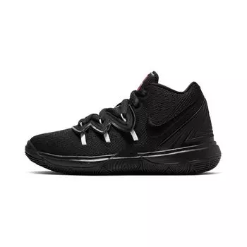 Детские кроссовки Nike Kyrie 5 PS Black Черно-белые AQ2458-016