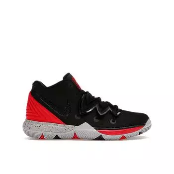 Детские кроссовки Nike Kyrie 5 PS Bred Black University-Red AQ2458-600