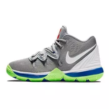 Детские кроссовки Nike Kyrie 5 PS Wolf Grey Lime White-Lime-Blast AQ2458-099