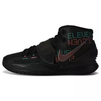Детские кроссовки Nike Kyrie 6 GS Shot Clock черные BQ5599-006