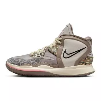 Детские кроссовки Nike Kyrie Infinity GS Leopard Camo Tan Light-Iron-Ore Moon-Fossil DD0334-006 38