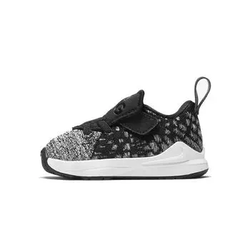 Детские кроссовки Nike LeBron 17 TD черно-белые BQ5596-002