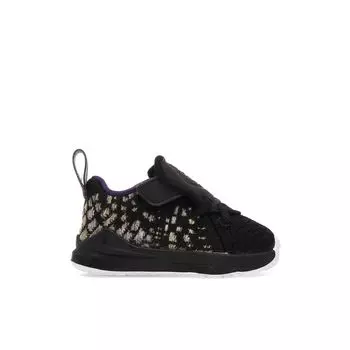 Детские кроссовки Nike LeBron 17 TD Lakers Black White BQ5596-004