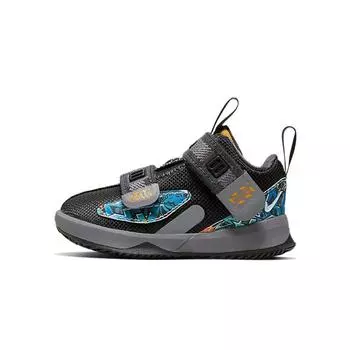 Детские кроссовки Nike LeBron Soldier 13 TD Graffiti Black Gunsmoke University-Gold CI7524-070