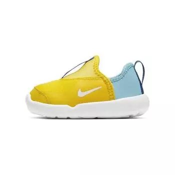 Детские кроссовки Nike Lil Swoosh TD Amarillo желто-бело-синие-Gaze AQ3113-700