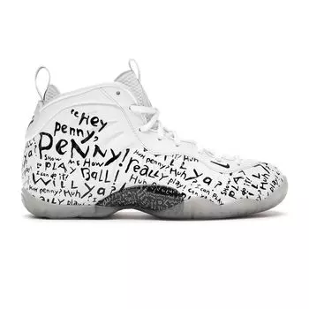 Детские кроссовки Nike Little Posite One GS Lil Penny Белый Черный 644791-101