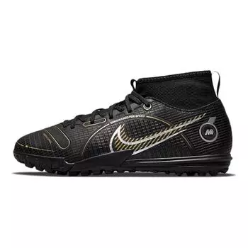 Детские кроссовки Nike Mercurial Superfly 8 Academy TF GS Black Metallic Gold DJ2864-007 32