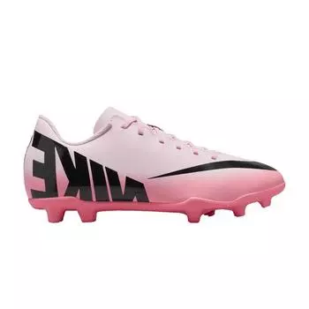 Детские кроссовки Nike Mercurial Vapor 15 Club FG MG GS Mad Brilliance Pack розовый розовый-пена черный DJ5958-601 35.5