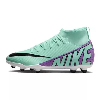 Детские кроссовки Nike Mercurial Vapor 15 Club MG GS Peak Ready Pack Синий гипер-бирюзовый черный DJ5958-300 36.5