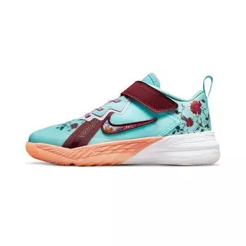 Детские кроссовки Nike Mimi Plange x LeBron 18 Low PS Daughters Blue Psychic-Blue Violet-Shock DN4176-400 35