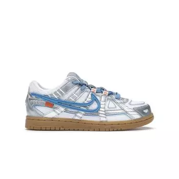 Детские кроссовки Nike Off-White x Rubber Dunk PS University Blue Серые CW7410-100