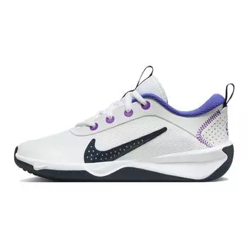 Детские кроссовки Nike Omni Multi-Court GS White Dark Obsidian Light-Ultramarine Fuchsia-Dream DM9027-104 36